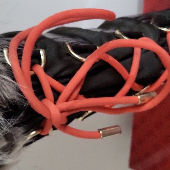 Guess Tall Winter Tie Up Boots - Picture 8 of 12